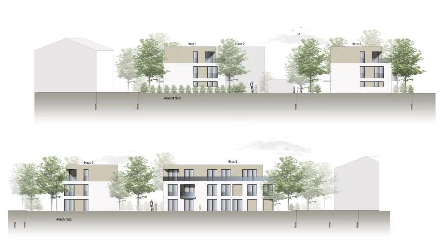 Plan Mehrfamilienhäuser am Ziegelbach Greußenheim 03