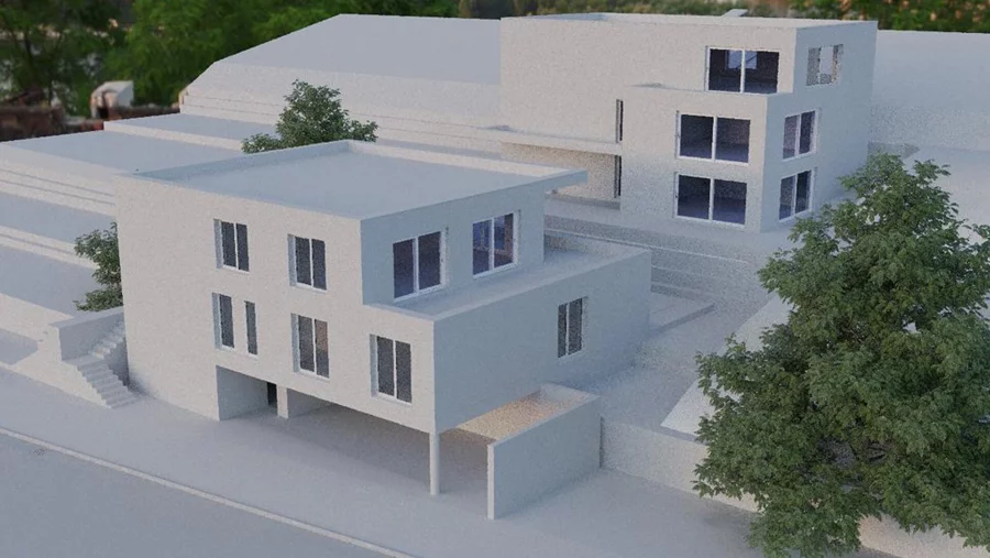 Visualisierung Neubau Mehrfamilienhäuser Höchberg 02